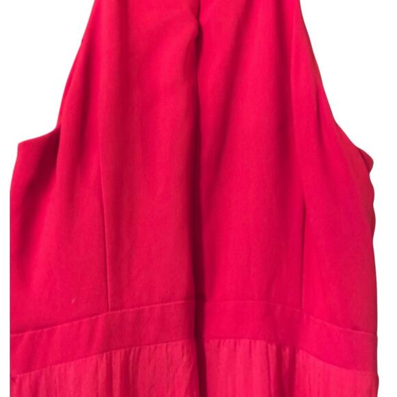 Aidan color block halter dress classic wedding guest minimal simple 8 GORGEOUS - Picture 3 of 7